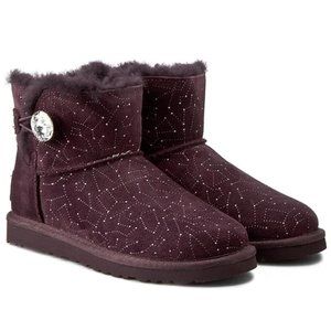 UGG Mini Bailey Button Bling Constellation Boot - Lodge Ankle